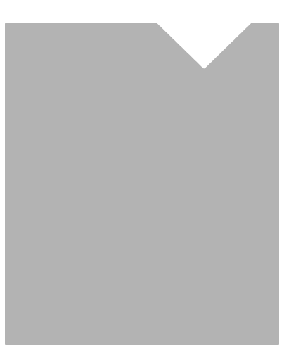 Fond de texte gris avec encoche en forme de triangle en haut à droite